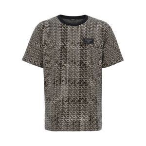 Balmain Bicolor Cotton Men's T-Shirt